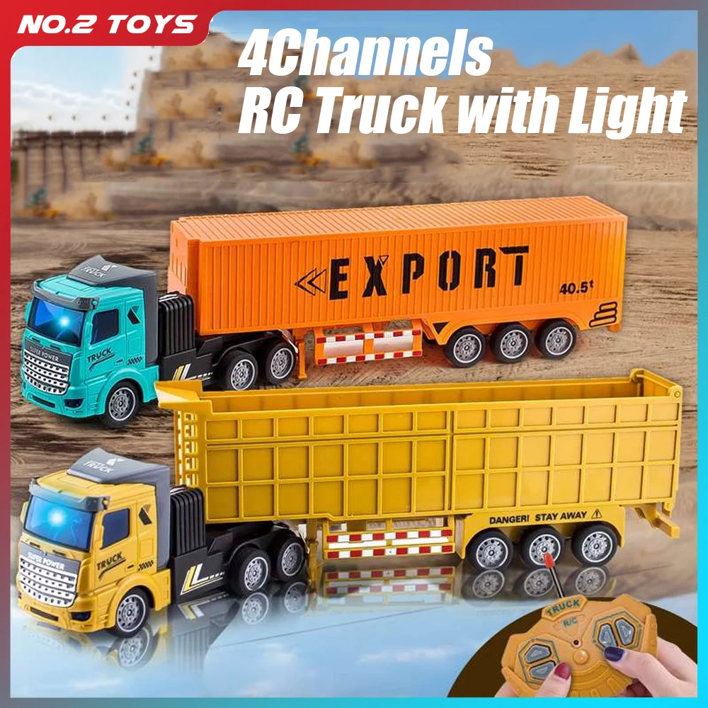 Dump Truck Toy - 1/48 RC 컨테이너 트럭 장난감 어린이