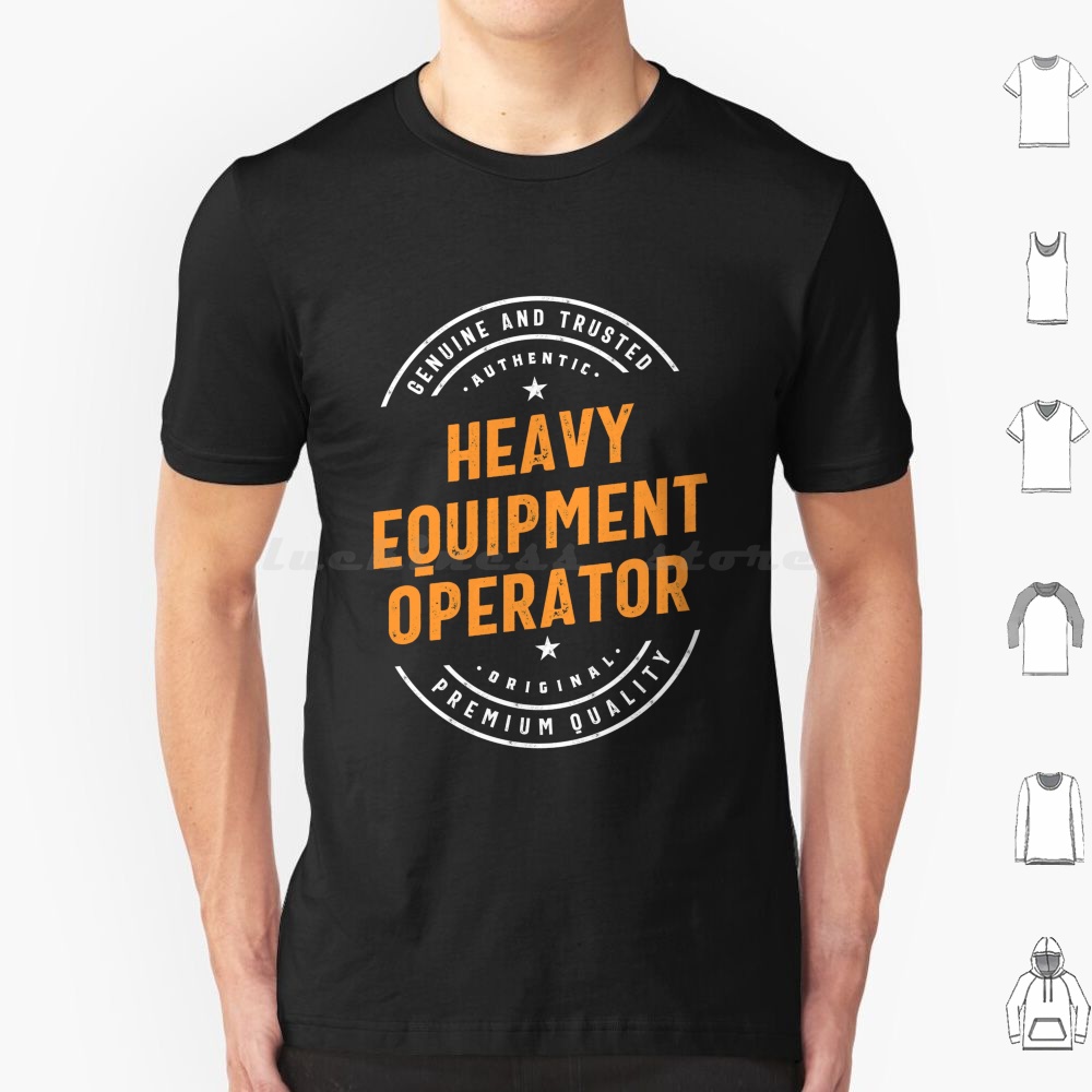 Heavy Equipment Jobs - 중장비 운전사 티셔츠 6XL 코튼 쿨