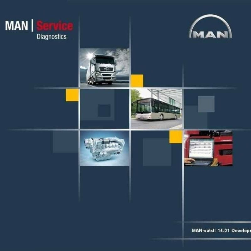 Heavy Equipment Software - MAN-Cats II 트럭 진단 도구 소프트웨어