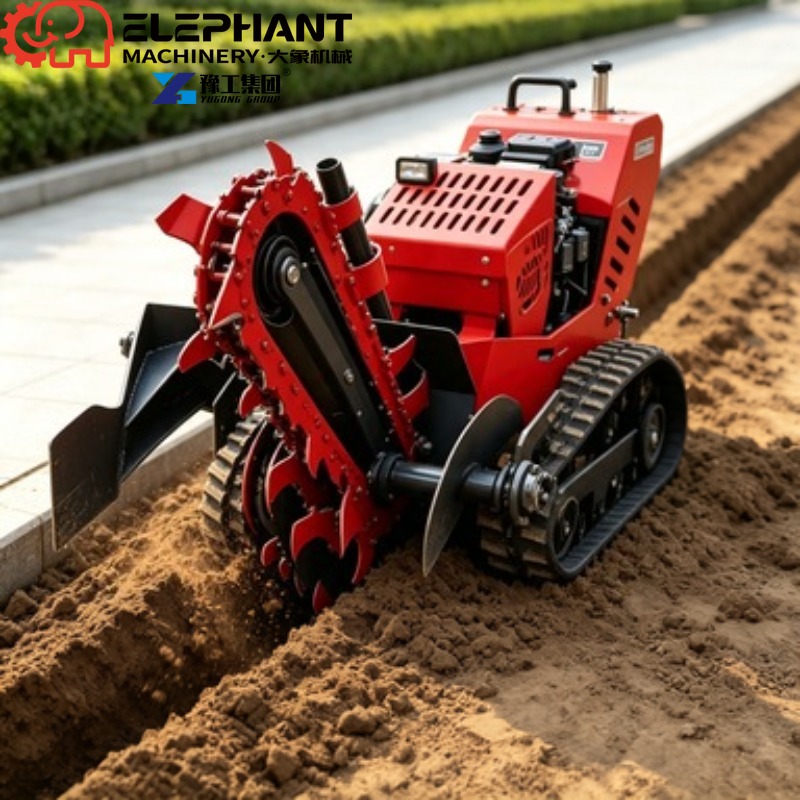 트랙형 트렌처, 소형 중장비 농장용 트렌치 파기 기계, - Heavy Equipment Trencher 리뷰 및 가격