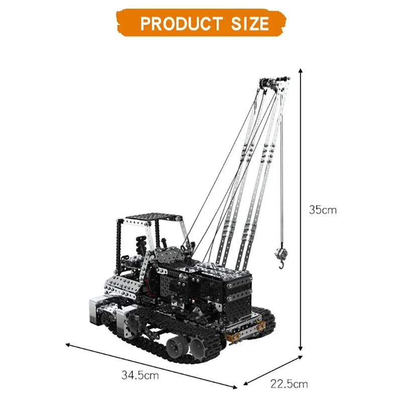 DIY 금속 RC 크레인 전동 호이스트 트럭 자동차 2 - Heavy Equipment Vehicles 리뷰 및 가격