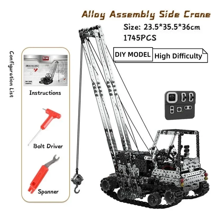 DIY 금속 RC 크레인 전동 호이스트 트럭 자동차 2 - Heavy Equipment Vehicles 리뷰 및 가격