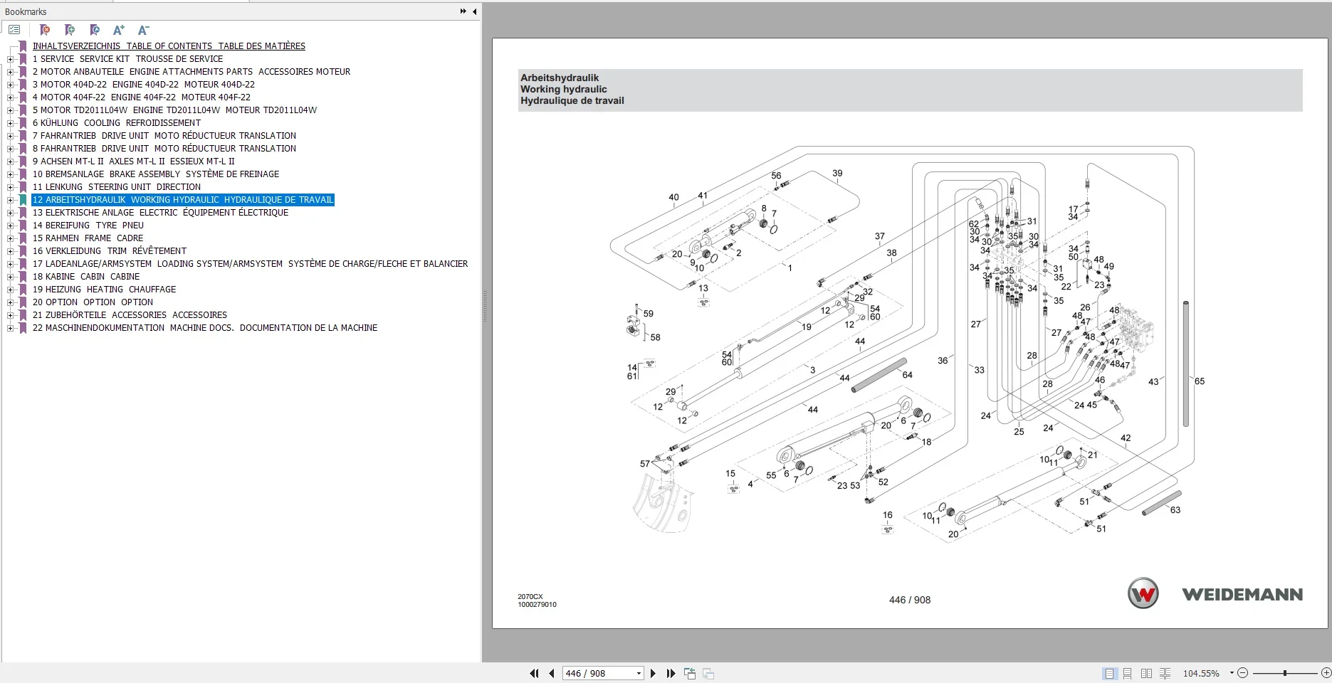 EPC-소프트웨어 Weidemann 중장비 예비 부품  - Heavy Equipment Software 리뷰 및 가격
