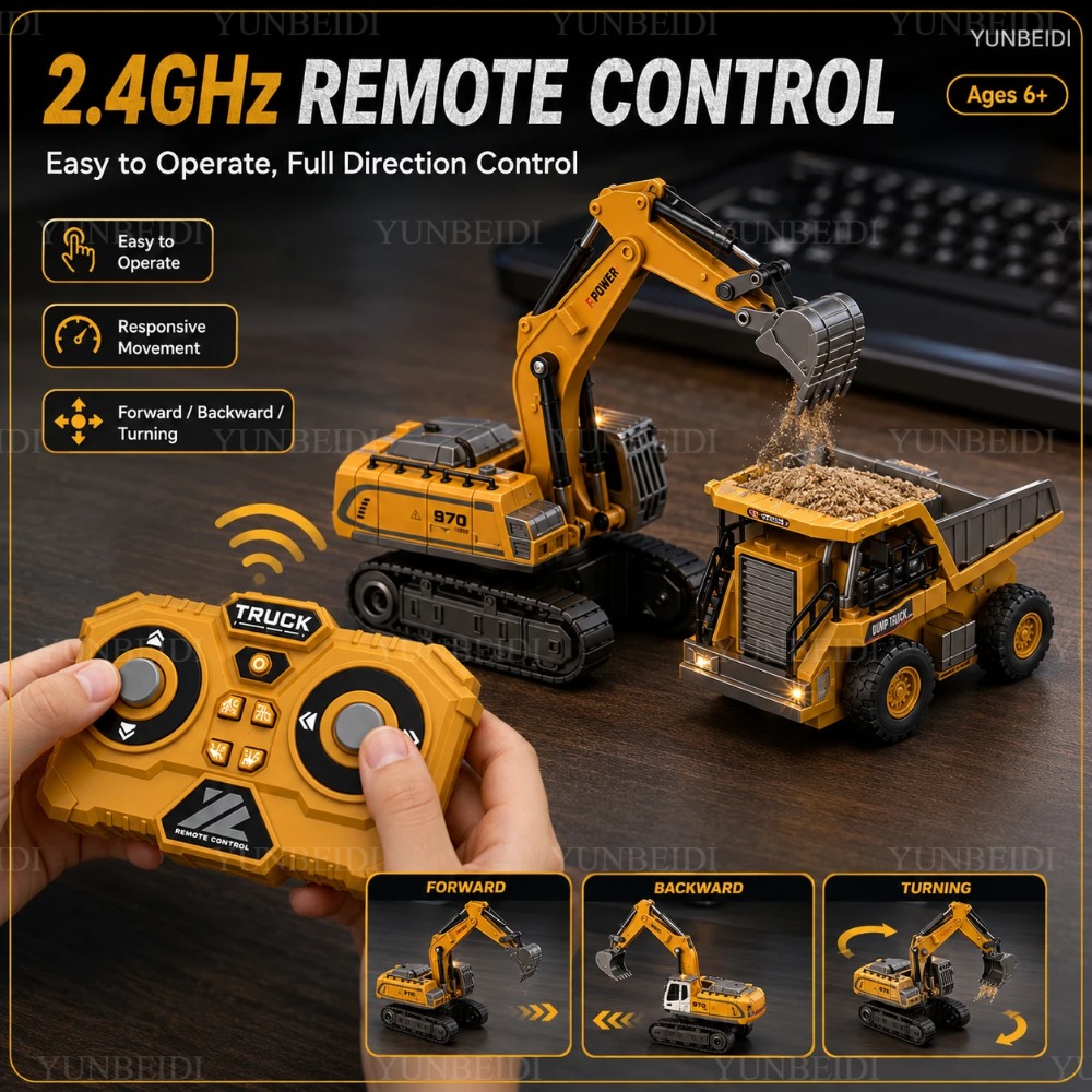 원격 조종 미니 합금 자동차 1:64 포크리프트 크레인 - Heavy Equipment Operation 리뷰 및 가격